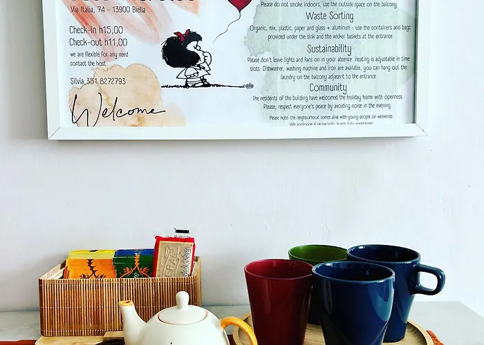 Casa Mafalda Trilocale In Centro 비엘라